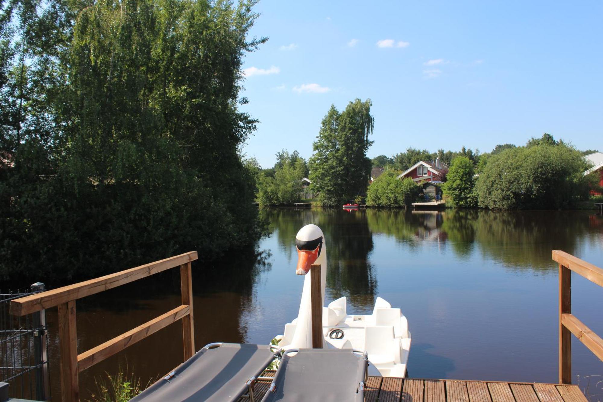 Ferienhaus Seeblick Twist Exterior foto